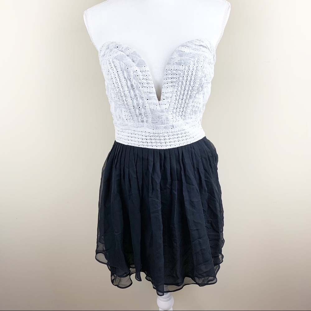 AniLee Overture cocktail dress w/ layered bottom